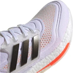 Adidas Women's UltraBoost 21 - White/Black/Solar Red (S23840) -BROOK Style Shop 20652555