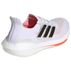 Adidas Women's UltraBoost 21 - White/Black/Solar Red (S23840) -BROOK Style Shop 20654900