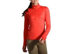 Brooks Women's Dash Half Zip (221433) -BROOK Style Shop 221433 657 MA Dash Half Zip