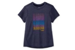 Brooks Women's Distance Graphic Short Sleeve (221469) -BROOK Style Shop 221469 459 LF Distance Graphic Short Sleeve