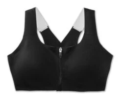 Brooks Women's Dare Zip Run Sports Bra - Black (350075001) -BROOK Style Shop 350075 001 lf Dare Zip d948f07f 7ba2 42bc 9969 31c35463e93f