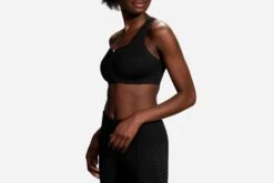 Brooks Women's Dare Zip Run Sports Bra - Black (350075001) -BROOK Style Shop 350075 001 ma Dare Zip 97e38bc0 c412 47c7 8e8d fc5fb885050d