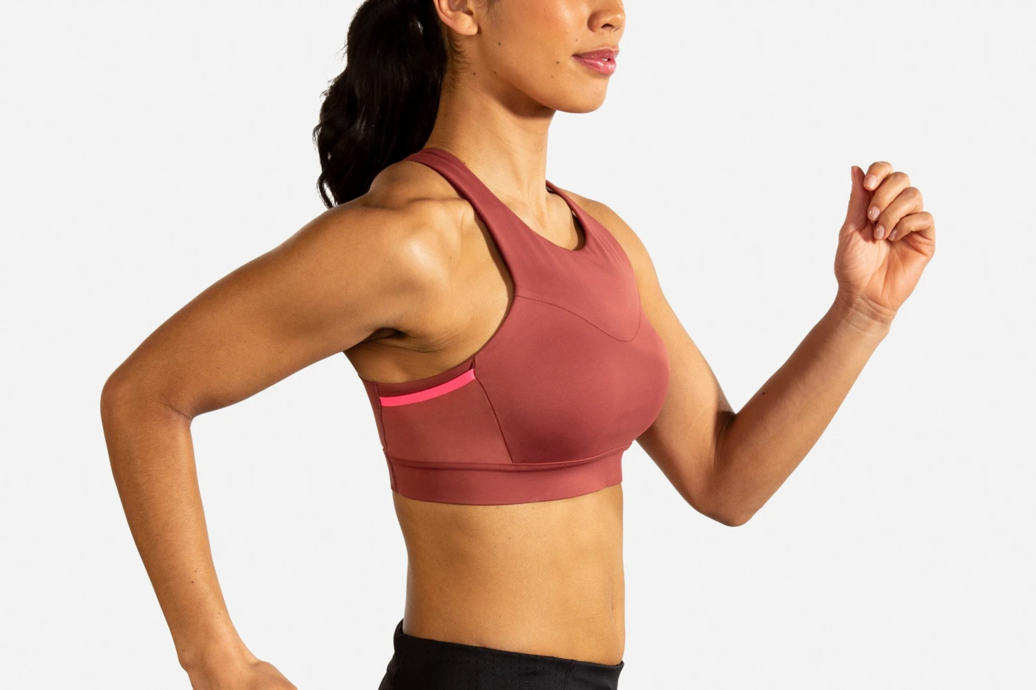 Brooks Women's Drive 3 Pocket Run Bra (350080) 4 Brooks Women's Drive 3 Pocket Run Bra (350080) - Image 2