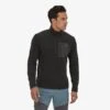 Patagonia Men's R1 Air Zip Neck - Black (40245BLK) -BROOK Style Shop 40245 BLK MK1