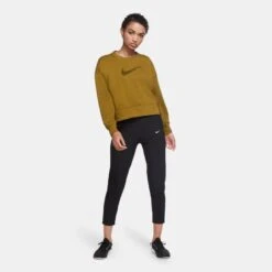 Nike Women's Dri-Fit Bliss Victory Mid-Rise Training Pant - Black (CU4321-010) -BROOK Style Shop CU4321 010 PHSYM002