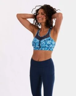 Handful Women's The Closer Sports Bra - Splash (160-375) -BROOK Style Shop HDF 2021 TheCloser Splash Front 4 1024x1024 65d6e48f 4df9 4f4b bd6a 25d12ac920dd