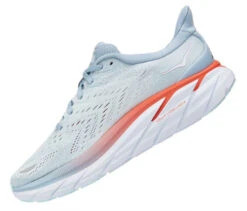 HOKA Women's Clifton 8 Wide (D) -BROOK Style Shop HOKAWomensClifton8Wide BlueFogPleinAir 4