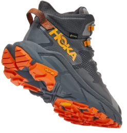 HOKA Men's Trail Code GTX -BROOK Style Shop HOKA Mens Trail Code GTX Castlerock Persimmon Orange 2