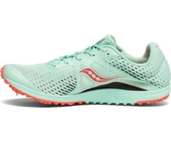Saucony Women's Kilkenny XC 8 Spike - Mint/ViZi Coral (S19068-1) 9 Saucony Women's Kilkenny XC 8 Spike - Mint/ViZi Coral (S19068-1) -BROOK Style Shop S19068 1 2