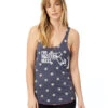 Women's Western Mass Racerback Stars And Stripes Tank - Navy Blue (RUNWEST-AA1927P-S) -BROOK Style Shop aa1927p gy z 3
