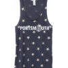 Women's Portsmouth Racerback Stars And Stripes Tank - Navy Blue (PORT-AA1927P-S) 1 Women's Portsmouth Racerback Stars And Stripes Tank - Navy Blue (PORT-AA1927P-S) -BROOK Style Shop aa1927p gy z FF 6