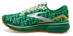 Brooks Men's Ghost 15 -BROOK Style Shop brooks mens ghost 15 running shoe st.patricks day edition green orange 3
