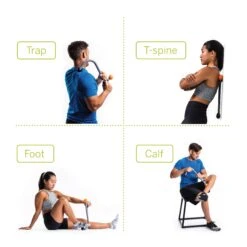 TriggerPoint AcuCurve Cane - Grey/Orange (04429) -BROOK Style Shop cane carousel4