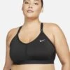 Nike Women's Dri-Fit Indy Sports Bra Plus Size -BROOK Style Shop dri fit indy womens light support padded v neck sports bra plus size V9ZPw1