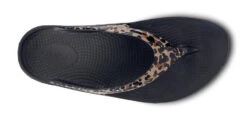 Oofos Women's OOlala Limited Sandal - Black/Leopard (1403) -BROOK Style Shop ezgif.com gif maker 2022 09 26T095952.975