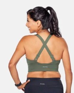 Handful Women's Gametime Sports Bra - (175) -BROOK Style Shop ezgif.com gif maker 1 7fa6a1fd 52bf 4f13 8b16 2d4cdcf641f3
