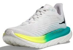 HOKA Men's Mach 5 -BROOK Style Shop hoka mens mach 5 white blue 3