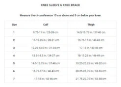 CEP Ortho+ Knee Sleeve - Black/Grey (WO11V6) 9 CEP Ortho+ Knee Sleeve - Black/Grey (WO11V6) -BROOK Style Shop kneesleeveandbracesizing