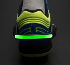 Nathan LightSpur RX LED Foot Light - Black/Safety Yellow (5089NBSY) -BROOK Style Shop ns5089 0028 00.on .green