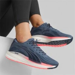 PUMA Women's Magnify Nitro Knit -BROOK Style Shop puma womens magnify nitro knit running shoe blue gray 4