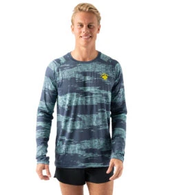 Rabbit Men's EZ Tee Perf LS | Trail -BROOK Style Shop rabbit mens ez tee perf ls 5