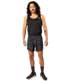 Rabbit Men's Quadtastic 5" Shorts -BROOK Style Shop rabbit mens quadtastic black asphalt 2