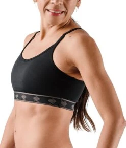 Rabbit Strappy Pocket Bra -BROOK Style Shop rabbit womens strappy pocket bra black